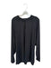 Skims x Nike Size S Black Polyamide Long Sleeve V Neck stiching Athletic Top Black / S