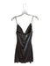 House of CB Size S Silver Viscose Jewels Mini Metallic Spaghetti Strap Dress Silver / S