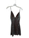 House of CB Size S Silver Viscose Jewels Mini Metallic Spaghetti Strap Dress Silver / S