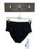 Alo Size M Black Polyester Back Seam Logo High Waist Full Lingerie Black / M