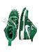 Off White X Air Jordan Shoe Size 7.5 Green & White Spikes Stich Detail Sneakers Green & White / 7.5