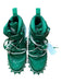 Off White X Air Jordan Shoe Size 7.5 Green & White Spikes Stich Detail Sneakers Green & White / 7.5