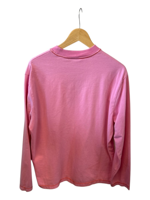 Jacquemus Size S Pink & Orange Cotton Long Sleeve Stitching Detail Top Pink & Orange / S