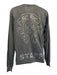 Chrome Hearts Size M Black Cotton Back Graphic Men's Long Sleeve Shirt Black / M