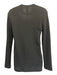 Chrome Hearts Size L Black Wool Solid Men's Long Sleeve Shirt Black / L