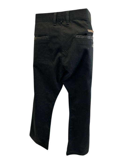 Chrome Hearts Size 38 Black Cotton Solid Men's Pants Black / 38