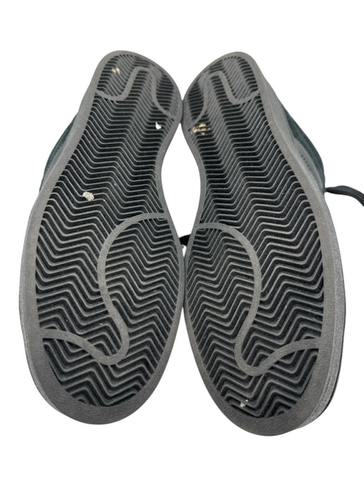 Adidas Shoe Size 13 Black & White Suede Solid Low Top Men's Shoes Black & White / 13
