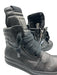 Rick Owens Shoe Size 45 Black Leather Solid High Top Men's Shoes Black / 45
