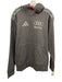 Adidas Size XL Gray Cotton Blend Solid Hoodie Men's Jacket Gray / XL