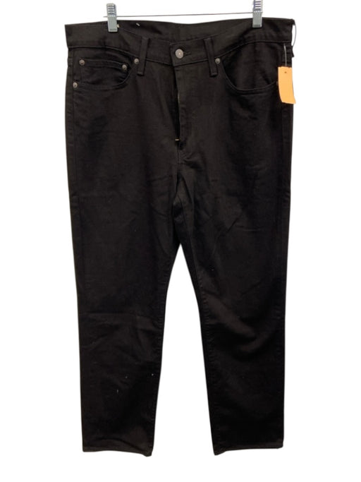 Levis Size 36 Black Cotton Blend Solid Jean Men's Pants Black / 36