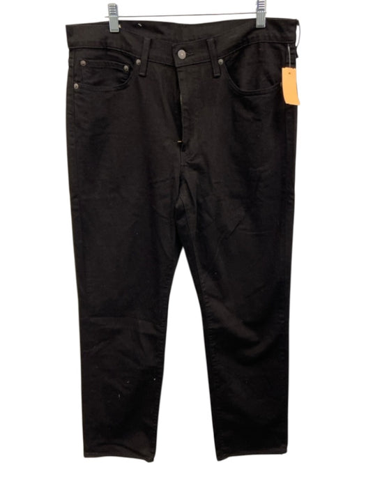 Levis Size 36 Black Cotton Blend Solid Jean Men's Pants Black / 36
