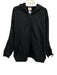 Adidas NWT Size XL Black Cotton Blend Solid Sweatshirt Hoodie Men's Jacket Black / XL