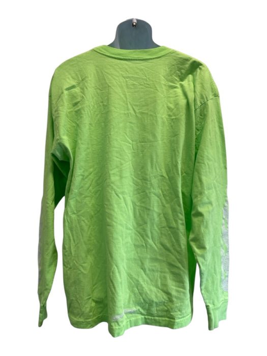 Chrome Hearts Size XXL Neon Green Cotton logo T shirt Men's Long Sleeve Shirt Neon Green / XXL