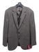 Peter Millar Brown Wool Blend Solid 2 Button Men's Blazer 42