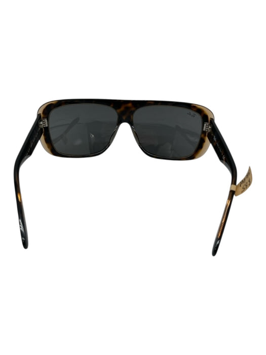 Ray Ban Brown & Tan Acetate Tortoise Tinted Lens Sunglasses Brown & Tan