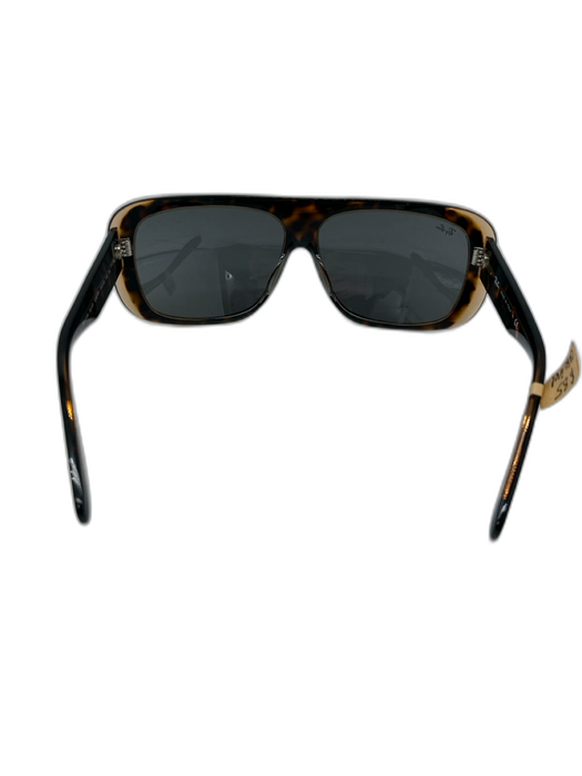 Ray Ban Brown & Tan Acetate Tortoise Tinted Lens Sunglasses Brown & Tan