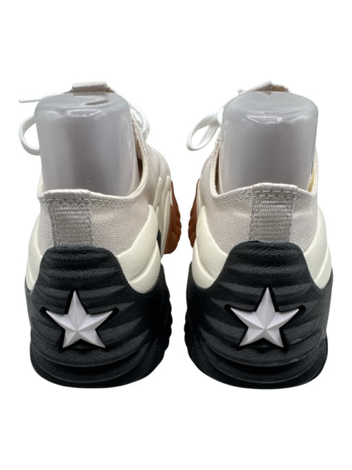 Converse Shoe Size 12 Gray & White Synthetic Canvas Low Top Platform Shoes Gray & White / 12