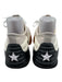 Converse Shoe Size 12 Gray & White Synthetic Canvas Low Top Platform Shoes Gray & White / 12