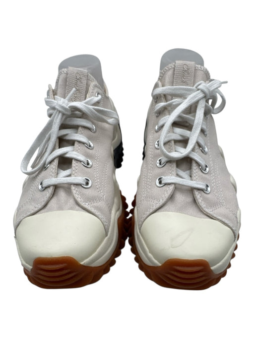 Converse Shoe Size 12 Gray & White Synthetic Canvas Low Top Platform Shoes Gray & White / 12