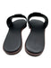 Tory Burch Shoe Size 12 Black & Brown Leather Square Toe Mule Slide Sandals Black & Brown / 12