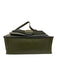 Fossil Dark Green Leather Pony Hair Hand & Crossbody Zip closure Buckle Bag Dark Green / M