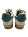 Adidas Shoe Size 11 Cream Beige & Green Leather Upper T Toe Suede Sneakers Cream Beige & Green / 11