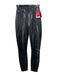Spanx Size XS Black Polyester Blend Faux Leather Stitching Detail Leggings Black / XS