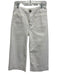 Maeve Size 27 White Cotton Denim High Rise Patch Pocket Wide Leg Cropped Jeans White / 27