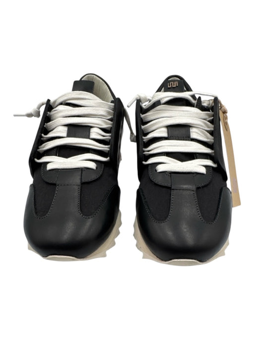 Esse Ut Esse Shoe Size 36 Black, Red, White Leather & Nylon Round Toe Sneakers Black, Red, White / 36
