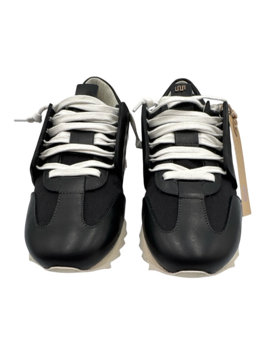 Esse Ut Esse Shoe Size 36 Black, Red, White Leather & Nylon Round Toe Sneakers Black, Red, White / 36