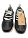 Esse Ut Esse Shoe Size 40 Black, Red, White Leather & Nylon Round Toe Sneakers Black, Red, White / 40