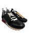 Esse Ut Esse Shoe Size 40 Black, Red, White Leather & Nylon Round Toe Sneakers Black, Red, White / 40