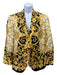 Versace White & Gold Wool Blend Medusa 2 Button Men's Blazer White & Gold / 52