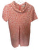 Tyler Boe Size XS Orange & Gold Polyester Blend Cheetah Short Sleeve Dress Orange & Gold / XS
