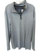 Tommy Bahama Blue Gray Pima Cotton Blend Quarter Zip Long Sleeve Men's Pullover Blue Gray / XL