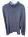 Vineyard vines Blue Gray Pima Cotton Quarter Zip Long Sleeve Men's Pullover Blue Gray / XL