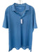 Johnnie-O Size XL Blue Polyester Dots Golf Men's Polo Blue / XL