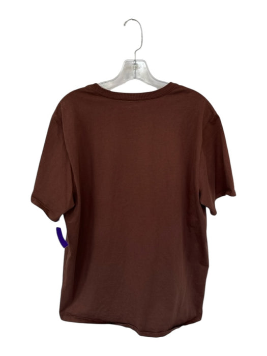 Tecovas Size L Brown & Orange Cotton Cowboy Men's T-Shirt Brown & Orange / L