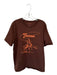 Tecovas Size L Brown & Orange Cotton Cowboy Men's T-Shirt Brown & Orange / L