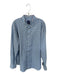 Johnnie-O Size XL Blue & Orange Cotton Grid Button Down Men's Shirt Blue & Orange / XL