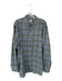 Peter Millar Size XL Blue & Green Cotton Plaid Button Down Men's Shirt Blue & Green / XL
