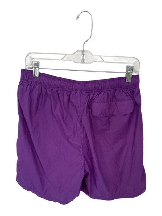 Stussy Size S Purple Nylon Pockets Logo Drawstring Emmett Swim Trunks Purple / S