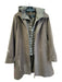 Betty Barclay Size 42 Brown Polyester Blend Removable hood Zip Front Coat Brown / 42