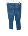 Mother Size 25 Light Wash Cotton Blend Denim High Waist Raw Hem Flare Jeans Light Wash / 25