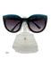 Derek Lam Blue & Brown Plastic Cat Eye Sunglasses Blue & Brown