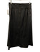 Brochu Walker Size S Black Polyester Blend Button Front Elastic Back Midi Skirt Black / S