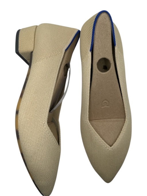 Rothy's Shoe Size 7 Sand Recycled Plastic Pointed Toe 1/2 inch heel Heels Sand / 7