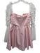 Self-Portrait Size 4 Light Pink & White Polyester Tulle Polka Dot Dress Light Pink & White / 4