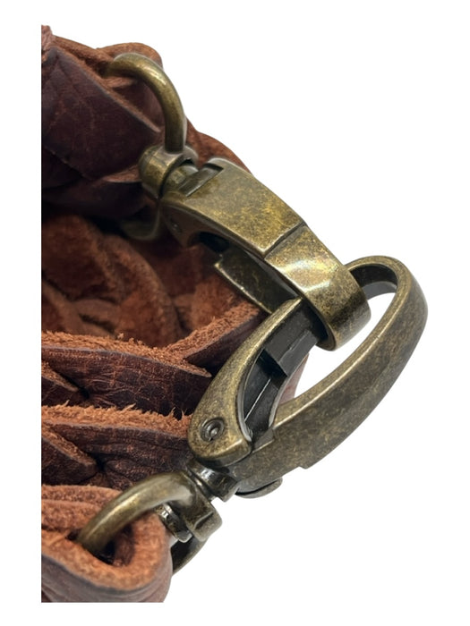 Louis Vuitton Brown & Tan Leather Monogram Fringe Crossbody Bag Brown & Tan / M