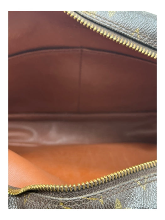 Louis Vuitton Brown & Tan Leather Monogram Fringe Crossbody Bag Brown & Tan / M